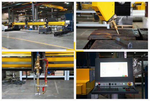 上２恍嗲樵10米超长跨距无限回转数控坡口切割机