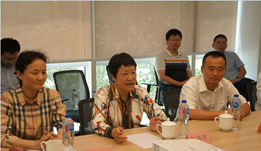 上海市青浦戋戋委书记赵惠琴带队莅临不朽情缘调研